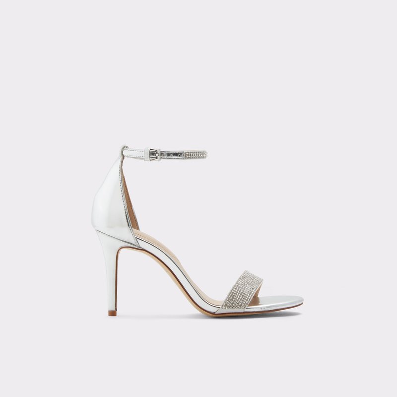 Aldo sandale na petu ALODIEN SYN SHINY - srebrna 1