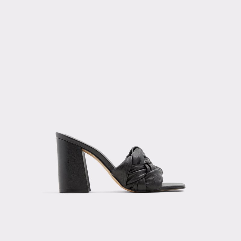 Aldo sandale na petu BLAKELY LEA SMOOTH - crna 1