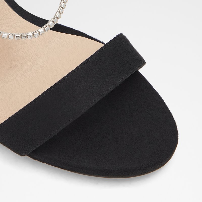 Aldo visoka peta BLING TEX MICROFIBRE - crna 4