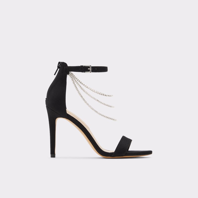 Aldo visoka peta BLING TEX MICROFIBRE - crna 1