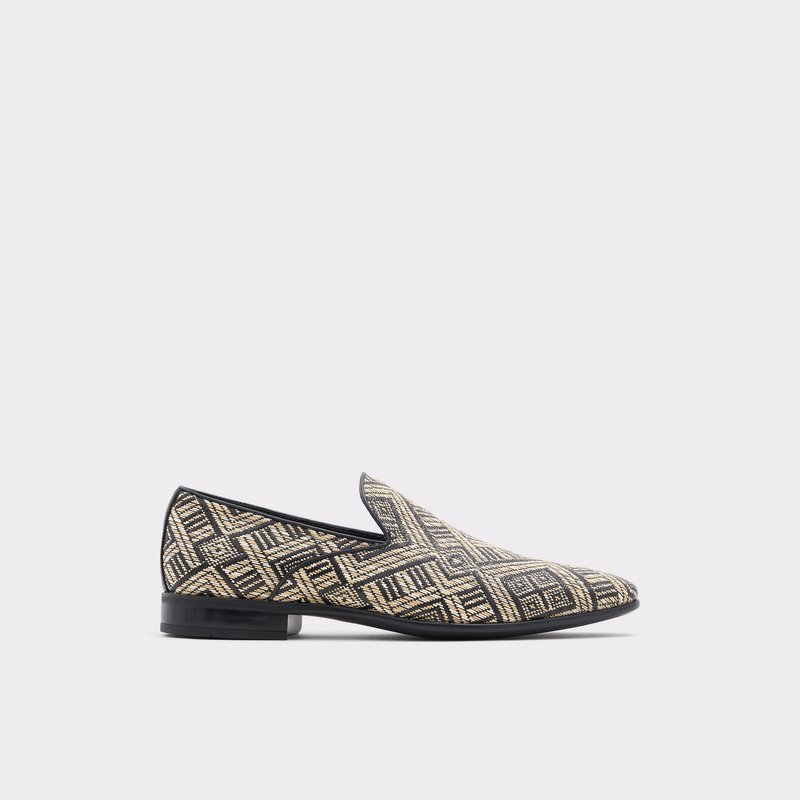 Aldo mokasine BRANDEMEER TEX WOVEN - crna 1