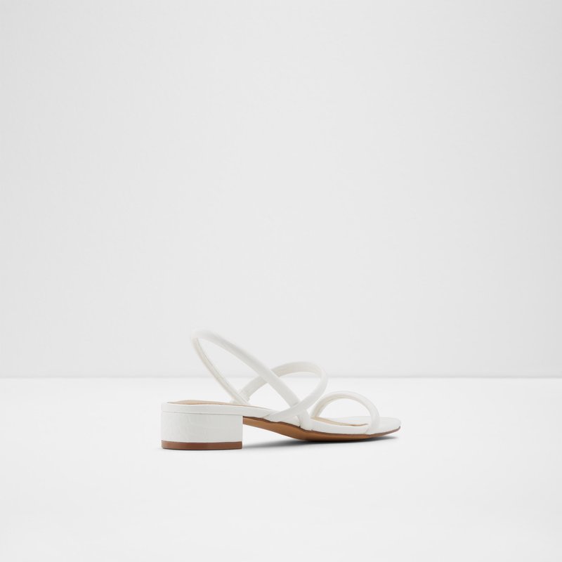 Aldo niska peta CANDIDLY EMB CROCO - bijela 2