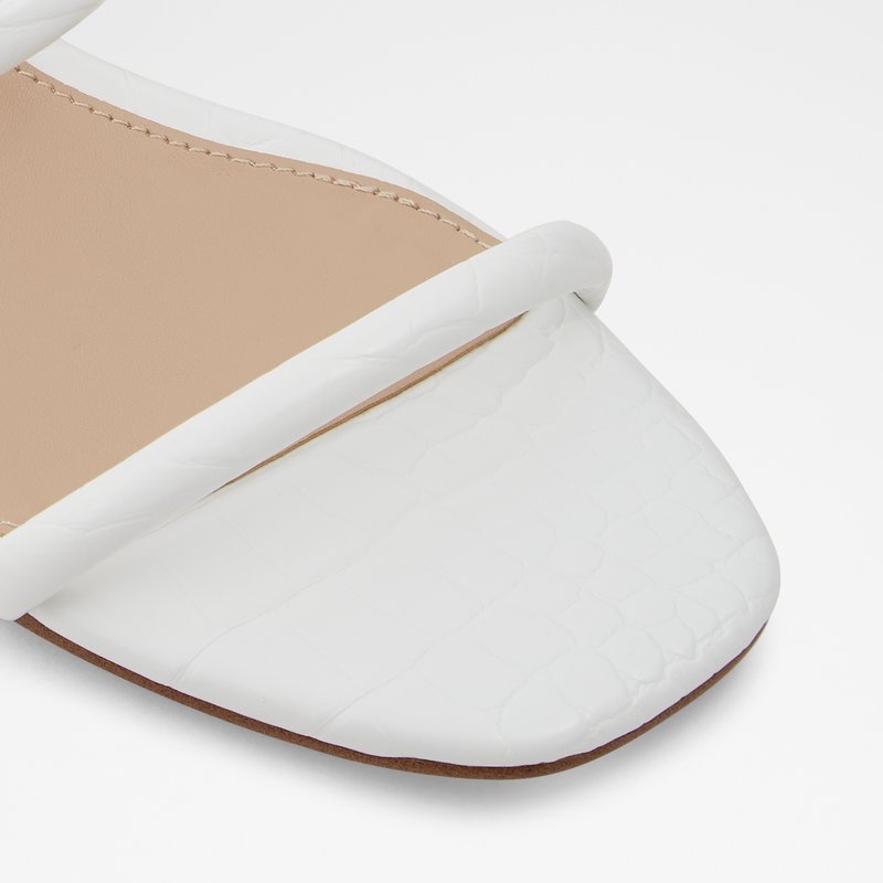 Aldo niska peta CANDIDLY EMB CROCO - bijela 5
