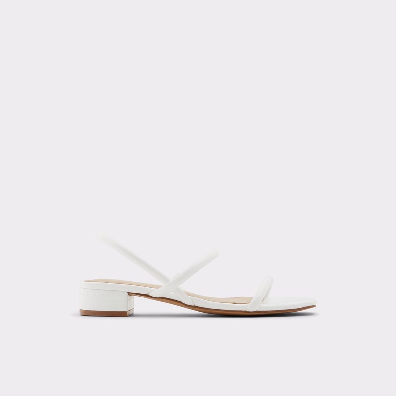 Aldo niska peta CANDIDLY EMB CROCO - bijela 1