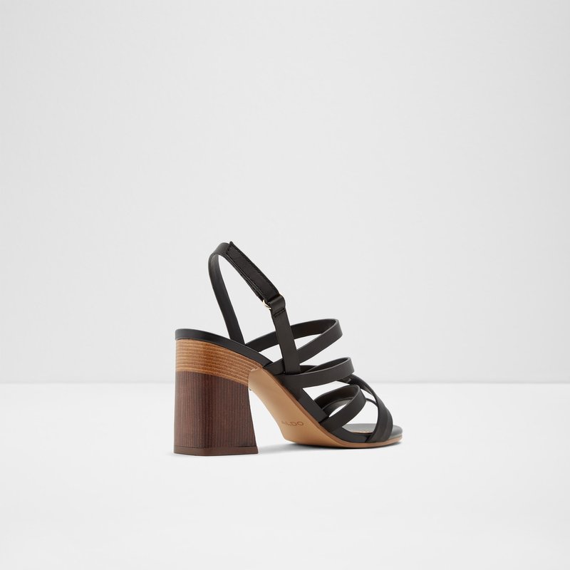Aldo sandale na petu DINDILOA LEA SMOOTH - crna 2
