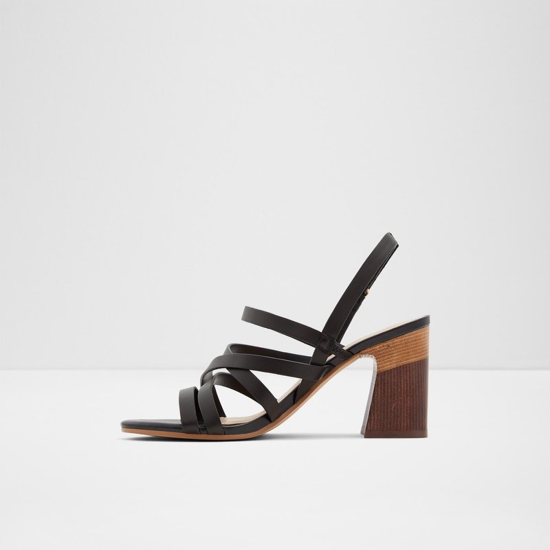 Aldo sandale na petu DINDILOA LEA SMOOTH - crna 5