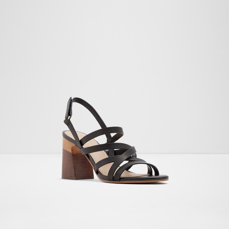 Aldo sandale na petu DINDILOA LEA SMOOTH - crna 3