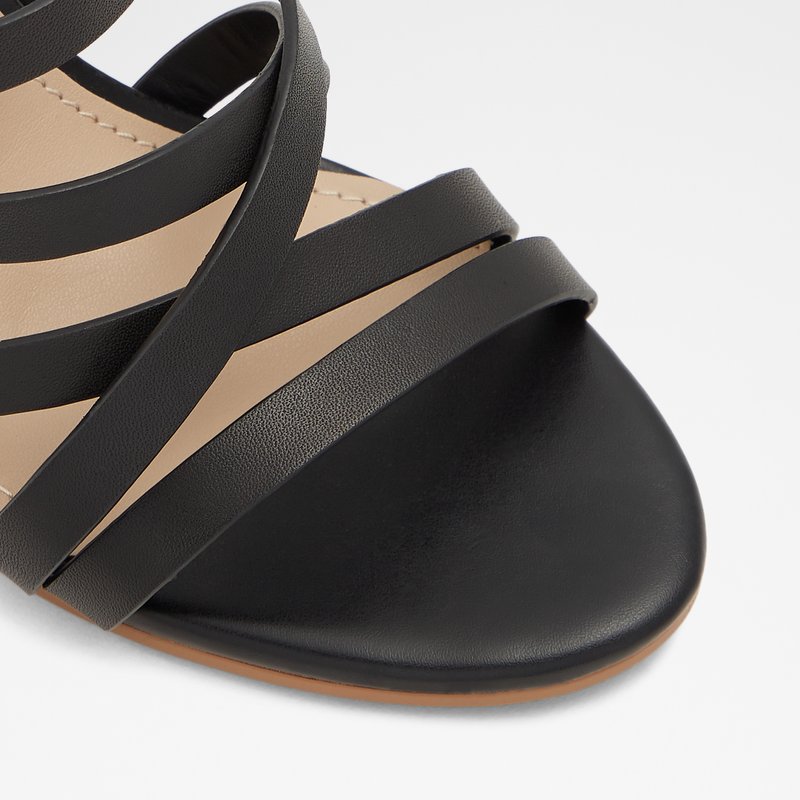 Aldo sandale na petu DINDILOA LEA SMOOTH - crna 4
