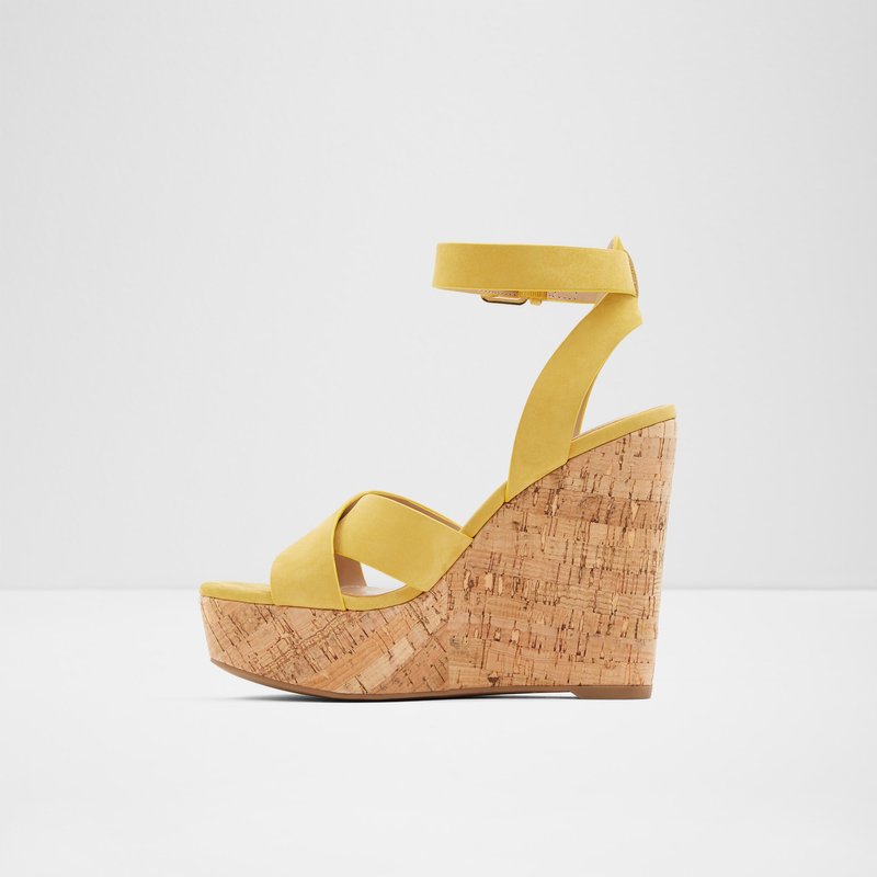 Aldo visoka peta HELENA LEA NUBUCK - žuta 3