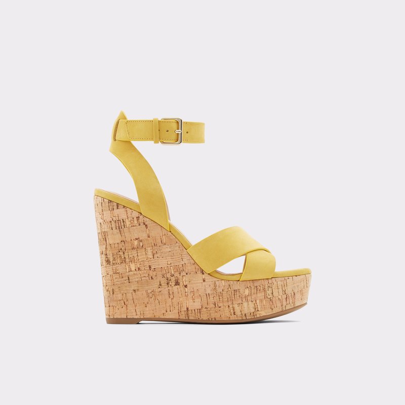 Aldo visoka peta HELENA LEA NUBUCK - žuta 1