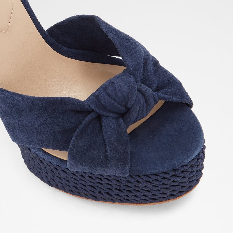 Aldo visoka peta LAURIERS LEA SUEDE - plava 5