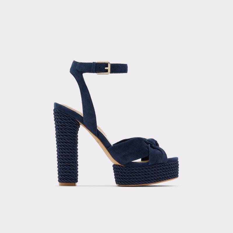 Aldo visoka peta LAURIERS LEA SUEDE - plava 1