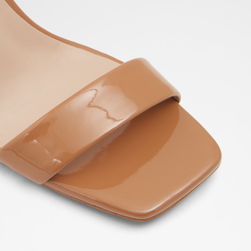 Aldo sandale na visoku petu NESOLUMA SYN PATENT - bež 4
