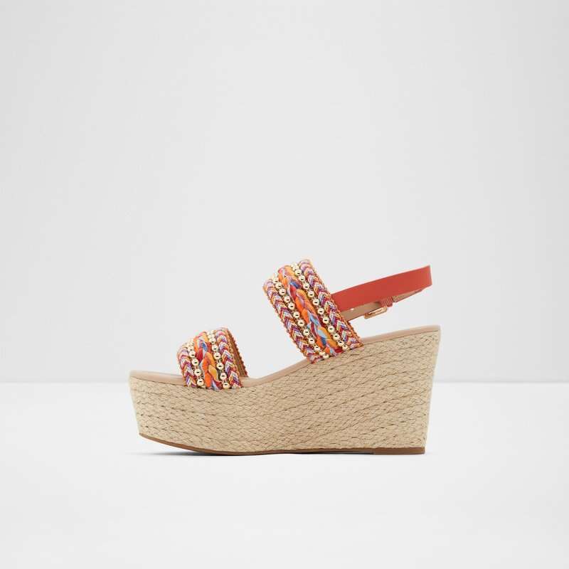 Aldo sandale na punu petu PRIRASA SYN WOVEN - ružičasta 3