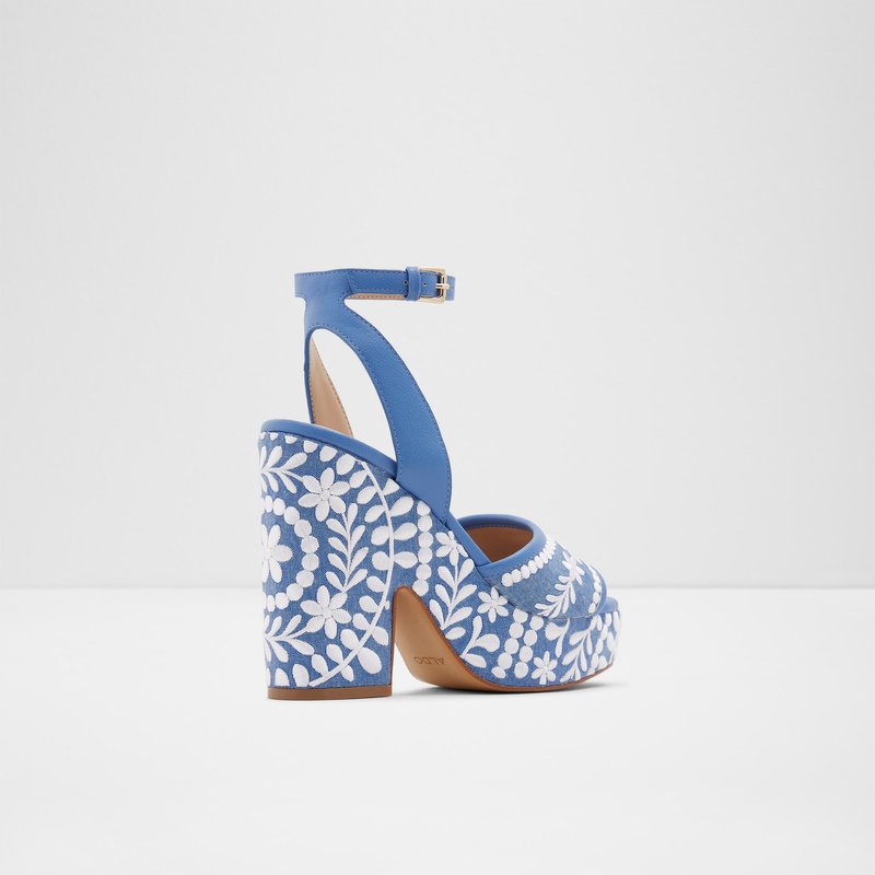 Aldo sandale na petu QUINTINIA TEX MIX MAT - plava 2