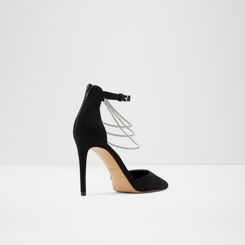 Aldo visoka peta RAVENBOURNE TEX MICROFIBRE - crna 3
