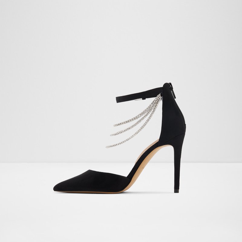 Aldo visoka peta RAVENBOURNE TEX MICROFIBRE - crna 4