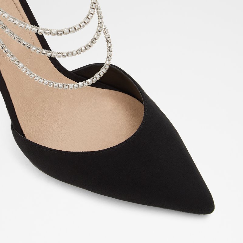 Aldo visoka peta RAVENBOURNE TEX MICROFIBRE - crna 2