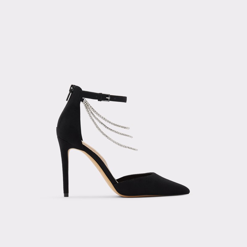 Aldo visoka peta RAVENBOURNE TEX MICROFIBRE - crna 1