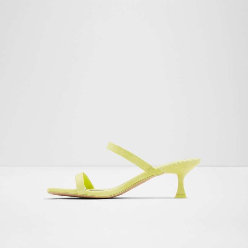 Aldo sandale na petu RB-CAPRI SYN EMB LIZARD - žuta 2