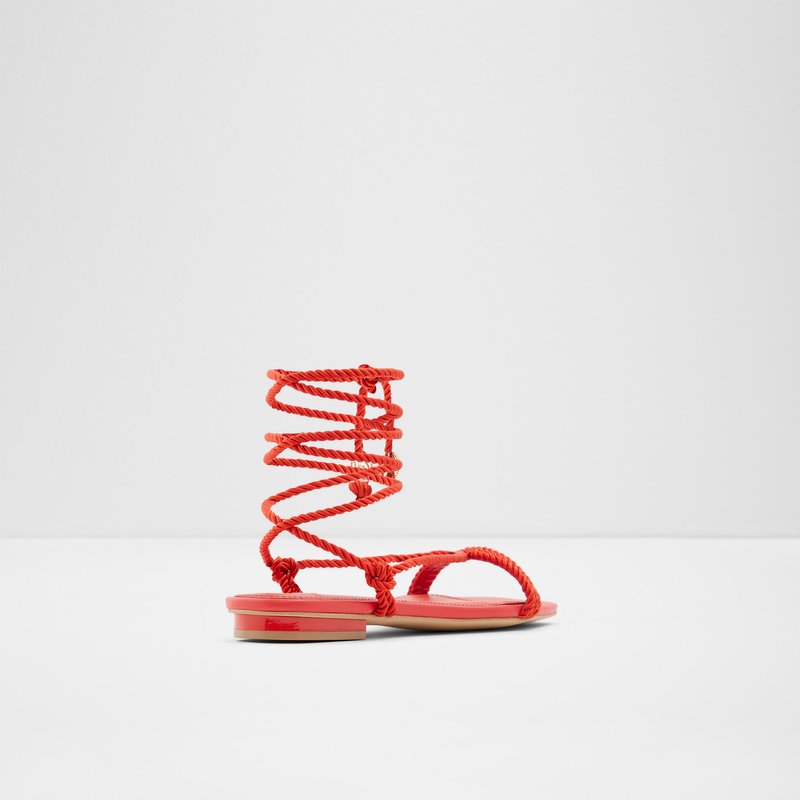 Aldo ravne sandale RB-CRUZ TEX WOVEN - crvena 2