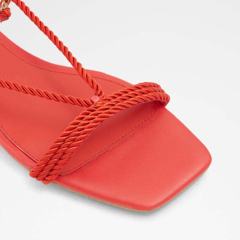 Aldo ravne sandale RB-CRUZ TEX WOVEN - crvena 5