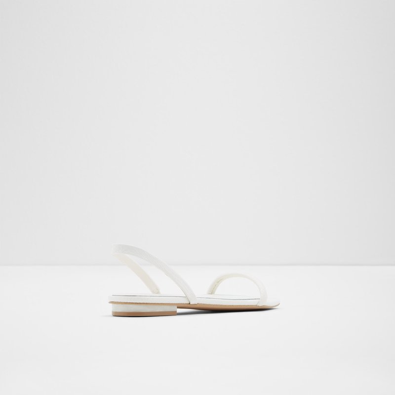 Aldo ravne sandale RB-POSITANO SYN EMB LIZARD - bijela 4