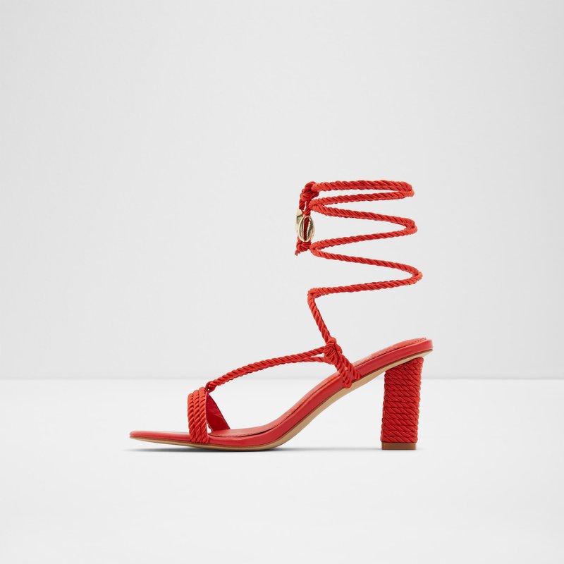 Aldo visoka peta RB-RAVELLO TEX WOVEN - crvena 4