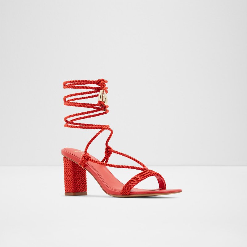 Aldo visoka peta RB-RAVELLO TEX WOVEN - crvena 2