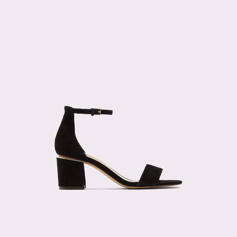 Aldo visoka peta VALENTINA LEA SUEDE - crna 1