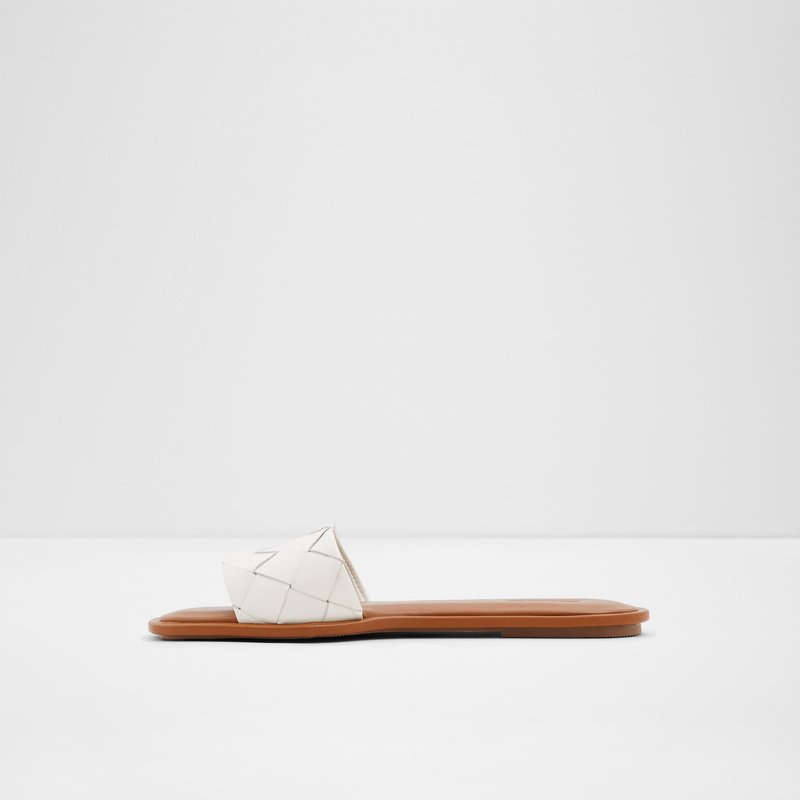 Aldo ravne sandale VAYDDA LEA SMOOTH - bijela 2