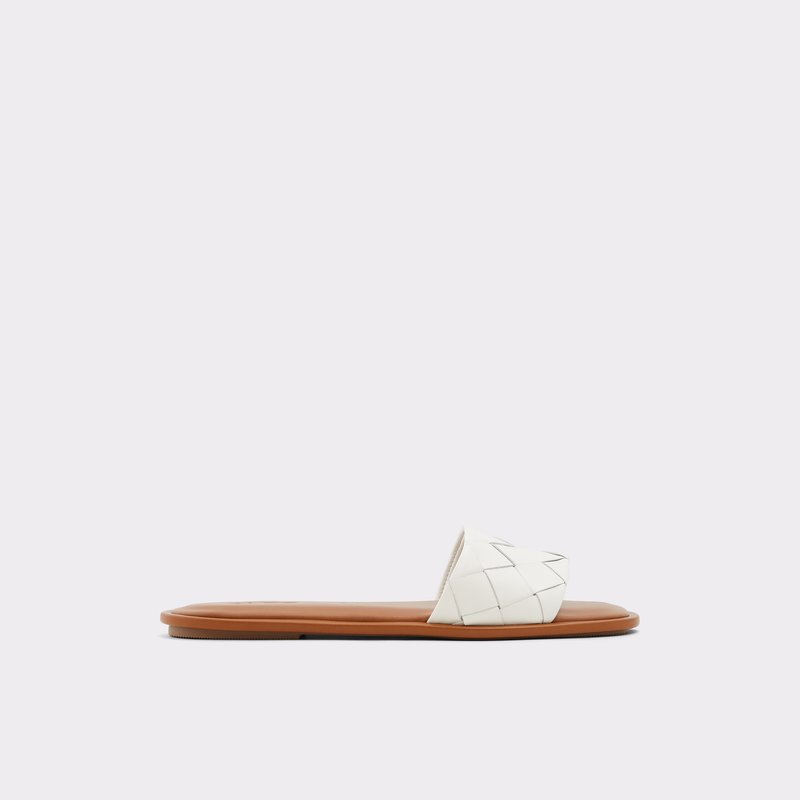 Aldo ravne sandale VAYDDA LEA SMOOTH - bijela 1