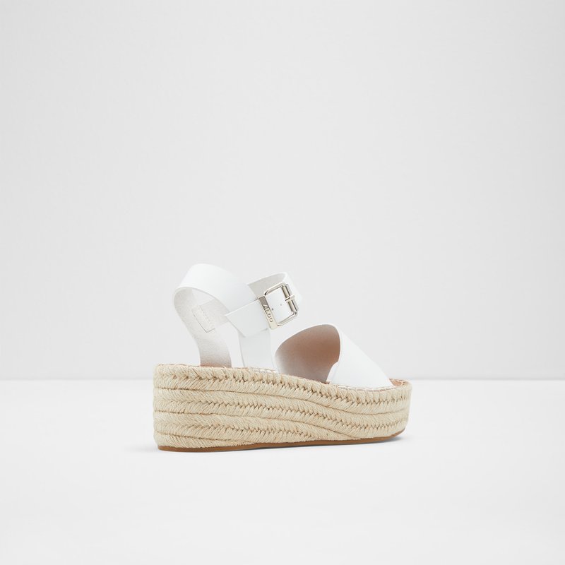 Aldo sandale na punu petu ABEARITH SYN TUMBLED - bijela 3