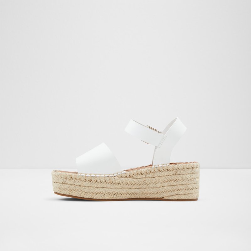 Aldo sandale na punu petu ABEARITH SYN TUMBLED - bijela 4