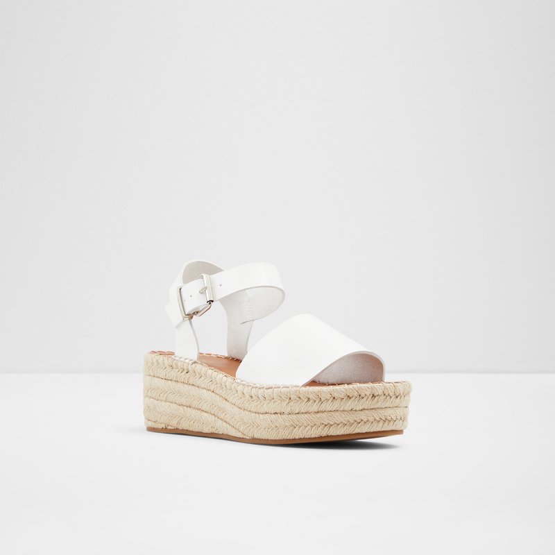 Aldo sandale na punu petu ABEARITH SYN TUMBLED - bijela 5