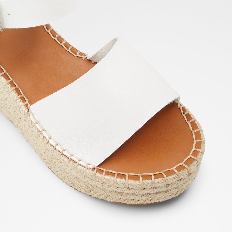 Aldo sandale na punu petu ABEARITH SYN TUMBLED - bijela 6