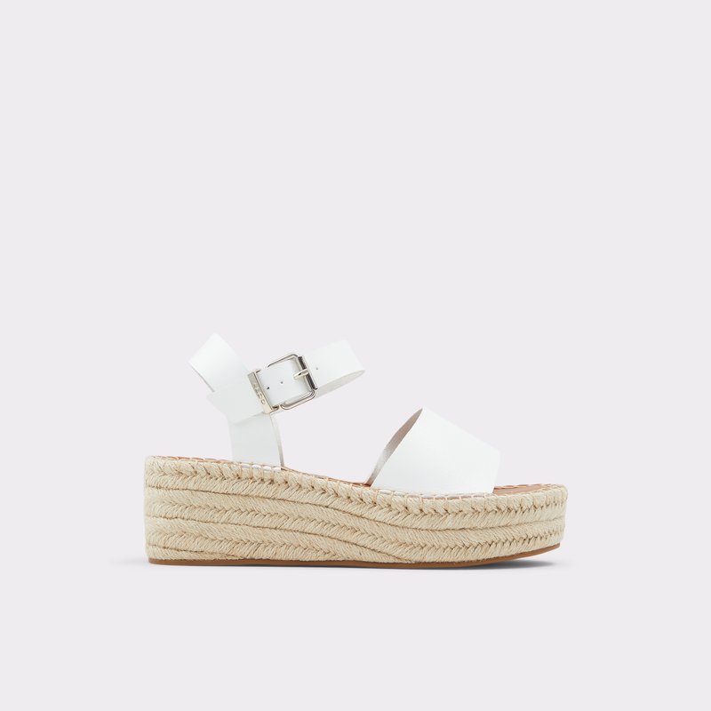 Aldo sandale na punu petu ABEARITH SYN TUMBLED - bijela 1