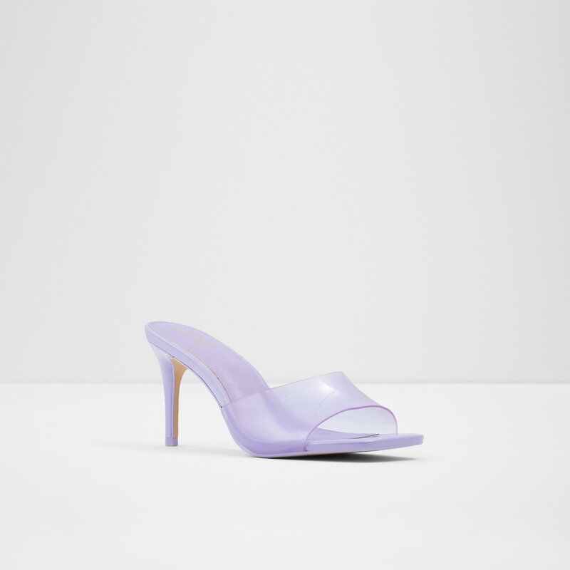 Aldo sandale na visoku petu ACAECLYA SYN CLEAR TPU - ljubičasta 3