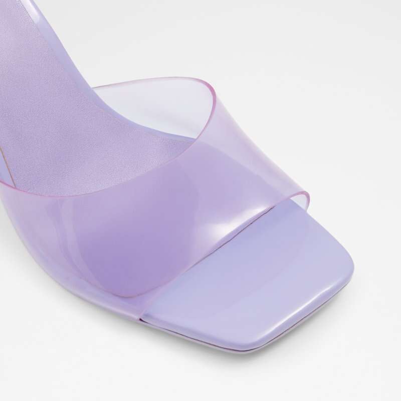 Aldo sandale na visoku petu ACAECLYA SYN CLEAR TPU - ljubičasta 4