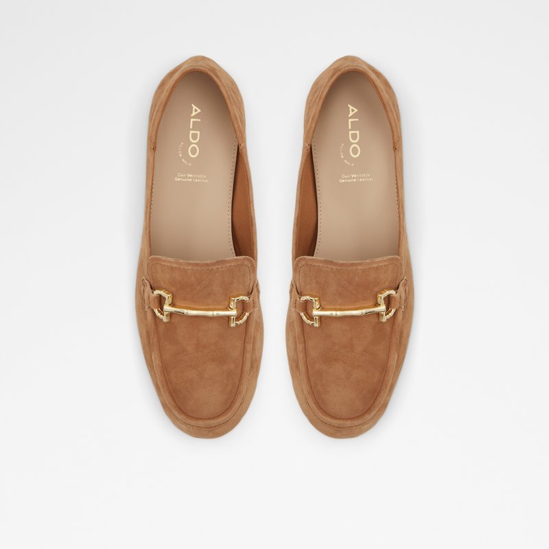 Aldo mokasinke ACCOLADE LEA SUEDE - smeđa 6