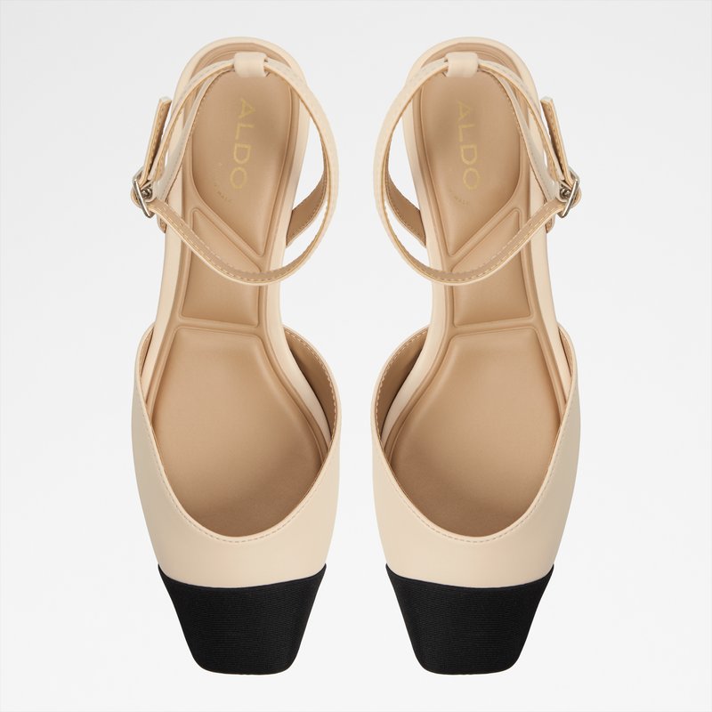 Aldo cipele na srednje visoku petu ADRIENA SYN SMOOTH - bež 5