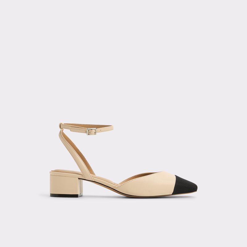 Aldo cipele na srednje visoku petu ADRIENA SYN SMOOTH - bež 1