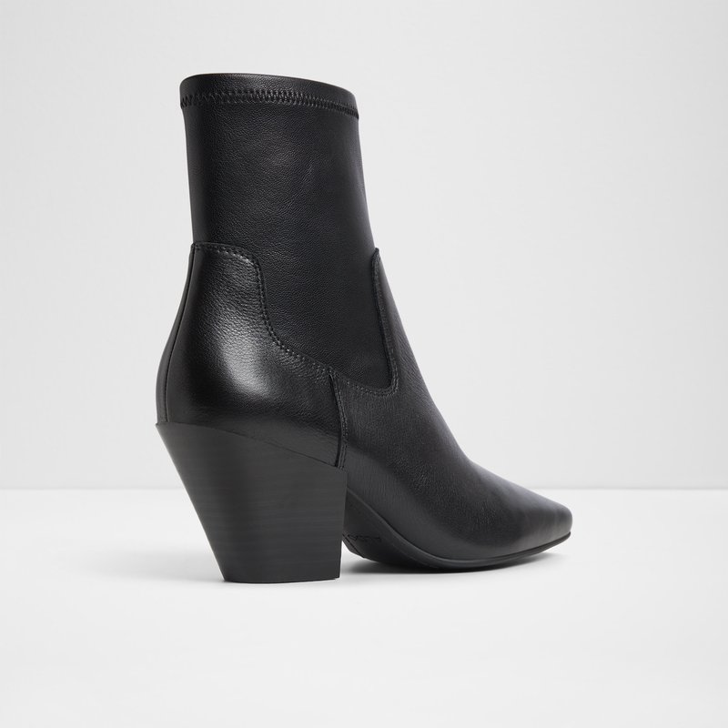 Aldo ženske kaubojke ADWAODITH LEA SMOOTH - crna 2