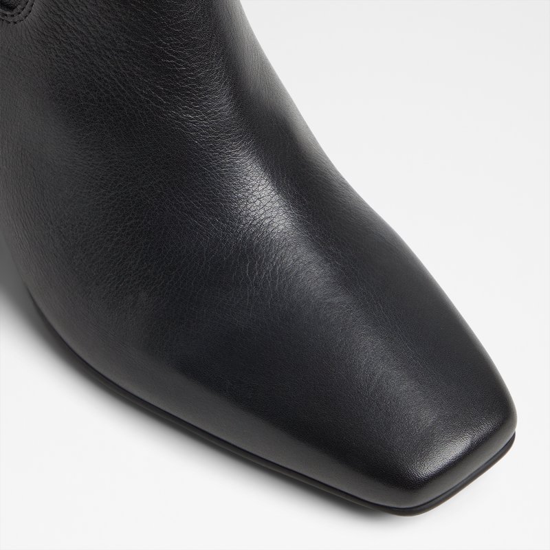 Aldo ženske kaubojke ADWAODITH LEA SMOOTH - crna 4