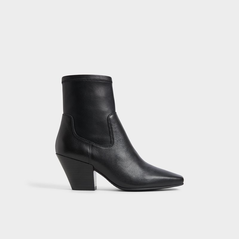 Aldo ženske kaubojke ADWAODITH LEA SMOOTH - crna 1