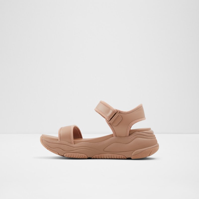 Aldo sandale na visoku petu ADWEAVEN SYN SMOOTH - bež 3