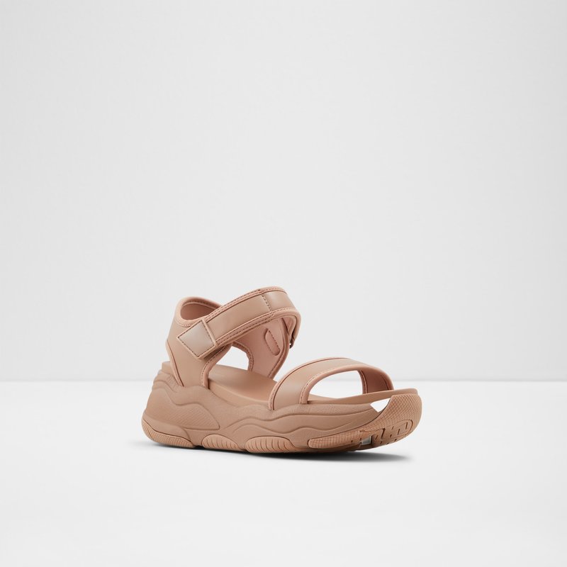 Aldo sandale na visoku petu ADWEAVEN SYN SMOOTH - bež 4