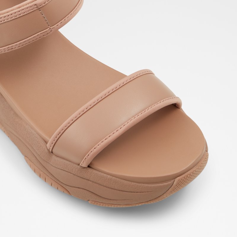 Aldo sandale na visoku petu ADWEAVEN SYN SMOOTH - bež 5