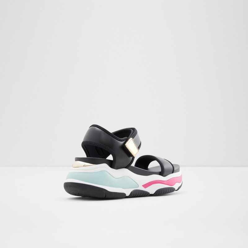 Aldo sandale na visoku petu ADWEAVEN SYN SMOOTH - crna 2
