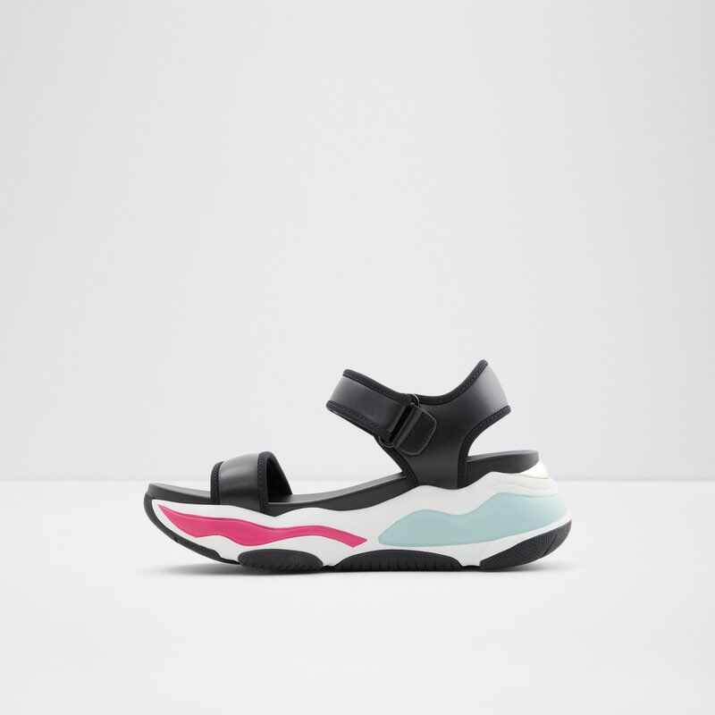 Aldo sandale na visoku petu ADWEAVEN SYN SMOOTH - crna 3